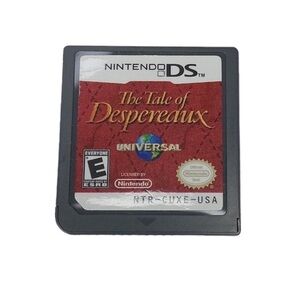 Nintendo DS The Tale of Despereaux Game Cartridge - Red and Black
